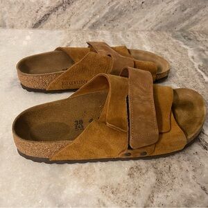 Birkenstock Kyoto Nubuck Suede Leather Shoes